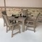 Highwood Usa Weatherly 5pc Square Outdoor Patio Furniture Dining Set AD-DNW44-WBR - alternate 3